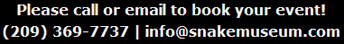 Contact The Serpentarium