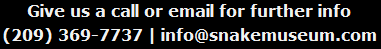 Contact The Serpentarium