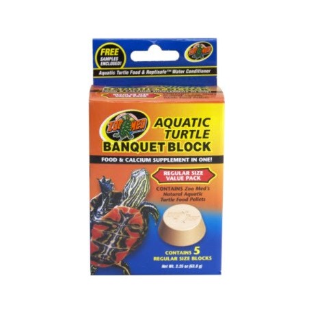 Aquatic Turtle Banquet Block - 5pk (Zoo Med)