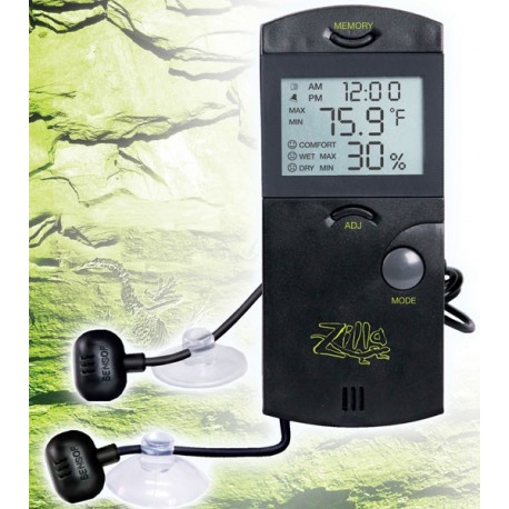 Zilla - Terrarium Hygrometer Thermometer Digital