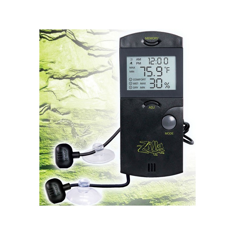 Zilla Terrarium Hygrometer Thermometer