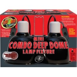 Mini Combo Deep Dome Lamp Fixture (Zoo Med)