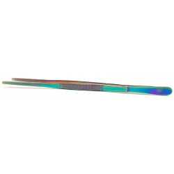 Reptile Feeding Forceps - Chameleon Chrome - 12" (Lugarti)