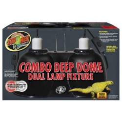 Combo Deep Dome Dual Lamp Fixture (Zoo Med)