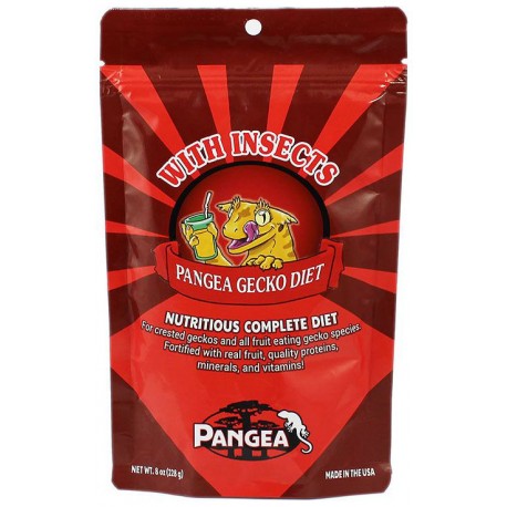 Pangea Gecko Diet w/ Insects (8 oz)