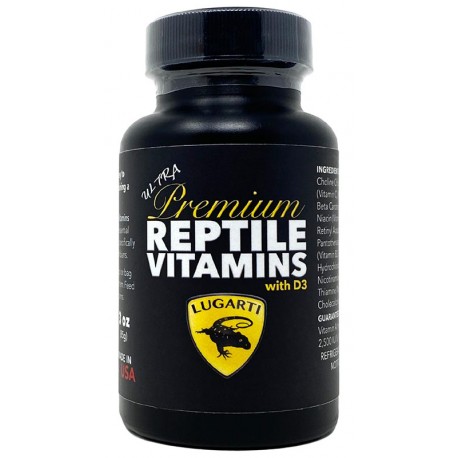 Ultra Premium Reptile Vitamins - with D3 (Lugarti)