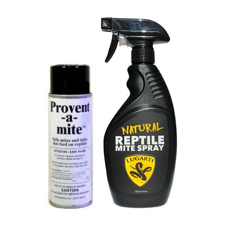 Provent-a-Mite & Natural Reptile Mite Spray Combo - 6 oz / 16 oz