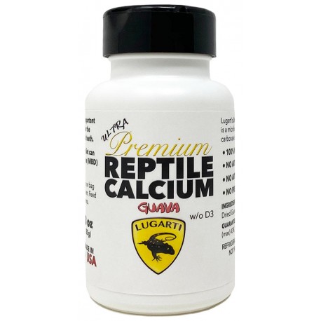 Ultra Premium Reptile Calcium - Guava - w/o D3 (Lugarti)