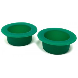 Silicone Gecko Food Dish - Green - SM (2pk)