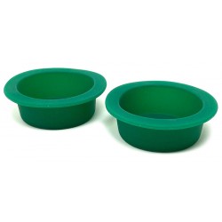 Silicone Gecko Food Dish - Green - LG (2pk)