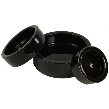 Insect Feeder Dish - Black - LG (Lugarti)