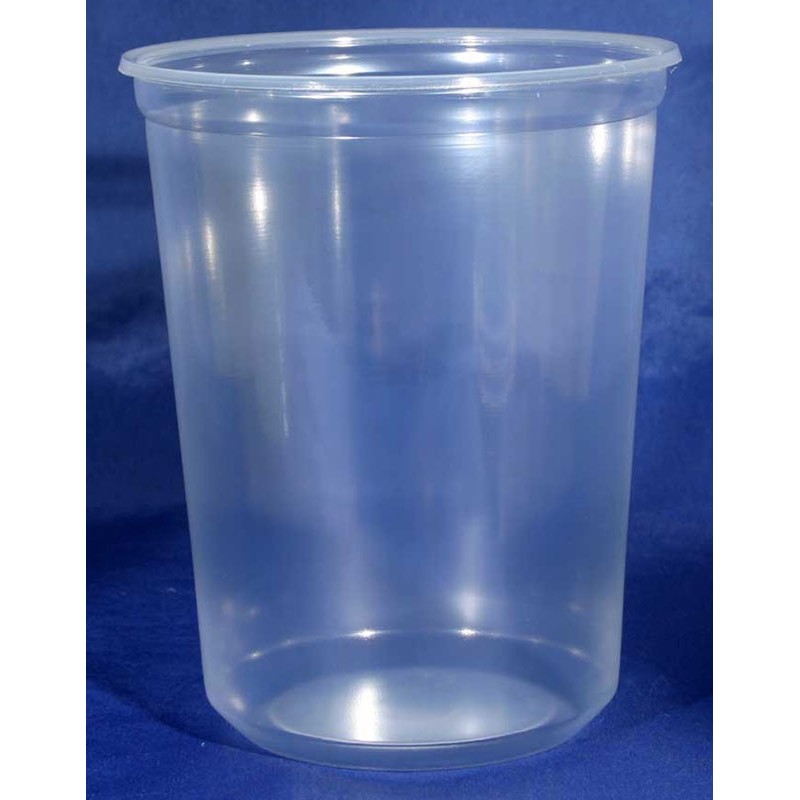 32oz Deli Cups & Vented Lids - Fabric or Punched