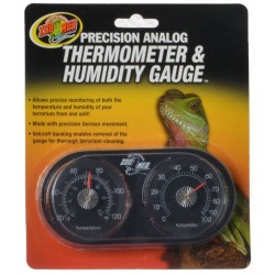 Zoo Med Creatures Dual Thermometer & Humidity Gauge Glow in the Dark