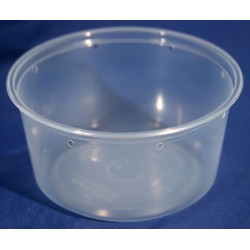 Semi Clear Deli Cups - Punched - 8 oz (Pro-Kal)