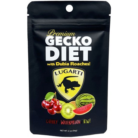 Premium Gecko Diet - Cherry / Watermelon / Kiwi - 2 oz (Lugarti)