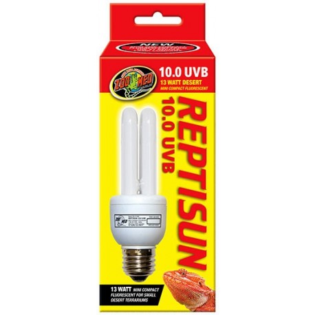 ReptiSun 10.0 UVB (Mini) Compact Fluorescent (Zoo Med)