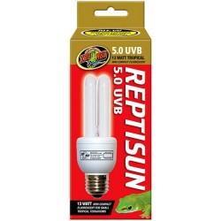 ReptiSun 5.0 Mini Compact Fluorescent - 13w (Zoo Med)