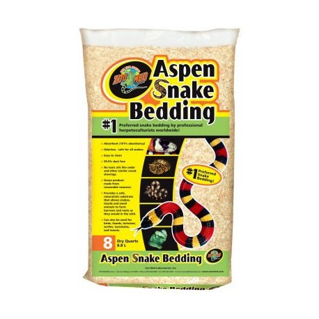 Aspen Snake Bedding - 8 qts (Zoo Med)